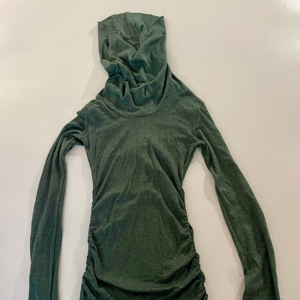 Michael Stars Green One Size Fits Most pullover green top with long neck